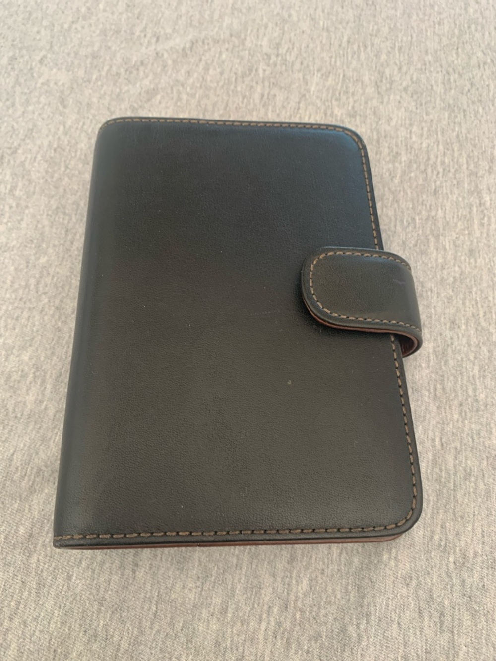 Small vintage Coach spiral leather planner